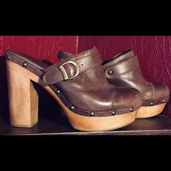 ❤️ZIGI GIRL❤️ GENUINE LEATHER STUDDED CLOGS-9 - Picture 2 of 6